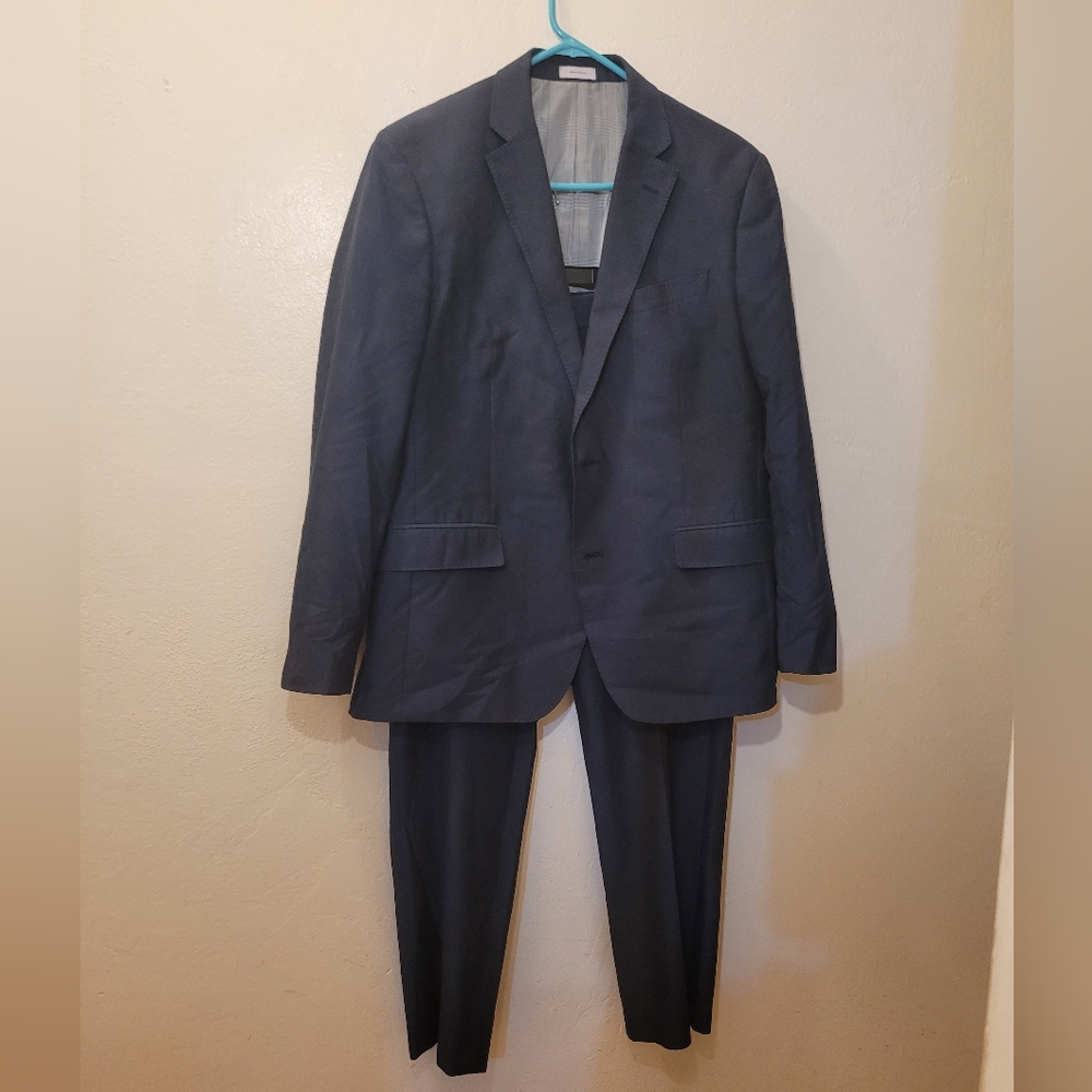 JF J.Ferrar Black Slim Fit Suit Jacket